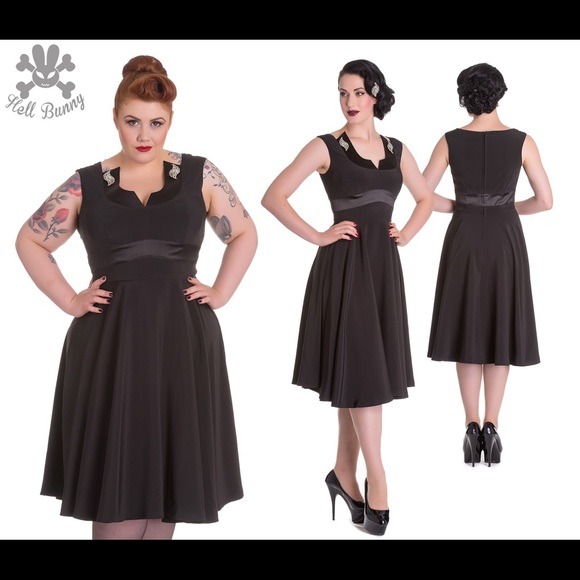 1950s style little black dress - Picture 2 of 6